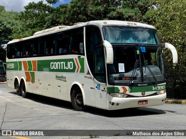 Empresa Gontijo de Transportes 14330 na cidade de São Paulo, São Paulo, Brasil, por Matheus dos Anjos Silva. ID da foto: 7642414.