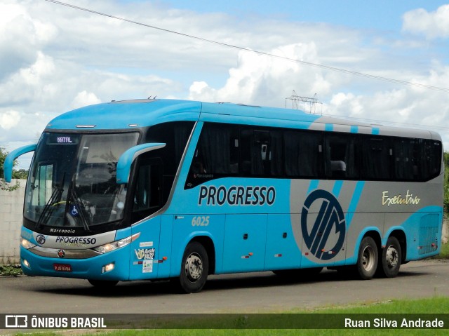 Auto Viação Progresso 6025 na cidade de Teresina, Piauí, Brasil, por Ruan Silva Andrade. Número da foto: #7641750.