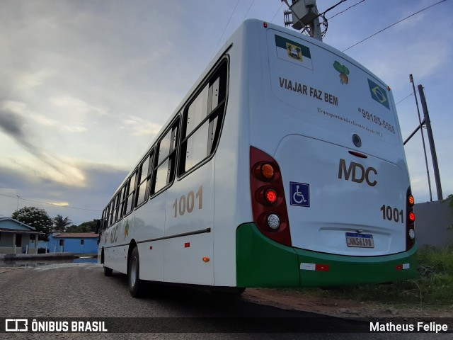 MDC - Viação Campos 1001 na cidade de Nísia Floresta, Rio Grande do Norte, Brasil, por Matheus Felipe. ID da foto: 7641693.