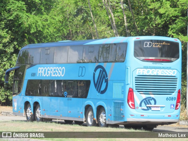 Auto Viação Progresso 6089 na cidade de Recife, Pernambuco, Brasil, por Matheus Lex. Número da foto: #7643329.