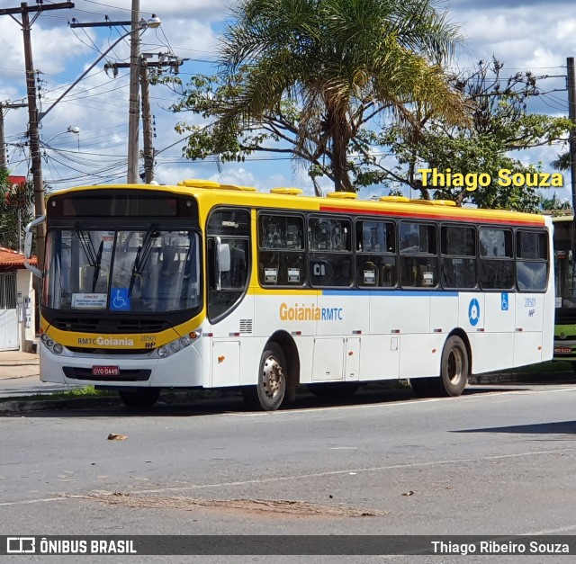HP Transportes Coletivos 20501 na cidade de Goiânia, Goiás, Brasil, por Thiago Ribeiro Souza. Número da foto: #7642912.