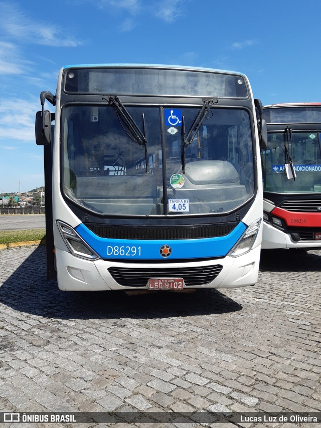 Auto Viação Jabour D86291 na cidade de Rio de Janeiro, Rio de Janeiro, Brasil, por Lucas Luz de Oliveira. ID da foto: 7642285.