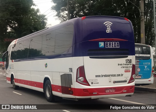 Breda Transportes e Serviços 1750 na cidade de São Paulo, São Paulo, Brasil, por Felipe Goncalves do Vale. Número da foto: #7641820.