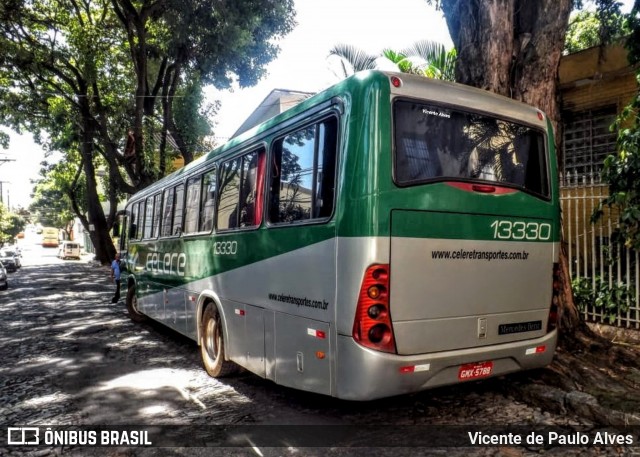 Célere Transportes 13330 na cidade de Belo Horizonte, Minas Gerais, Brasil, por Vicente de Paulo Alves. Número da foto: #7642651.