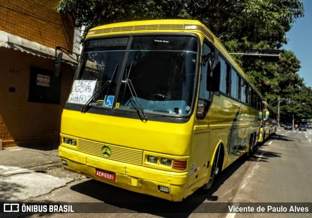 Ônibus Particulares 6591 na cidade de Belo Horizonte, Minas Gerais, Brasil, por Vicente de Paulo Alves. ID da foto: 7644644.