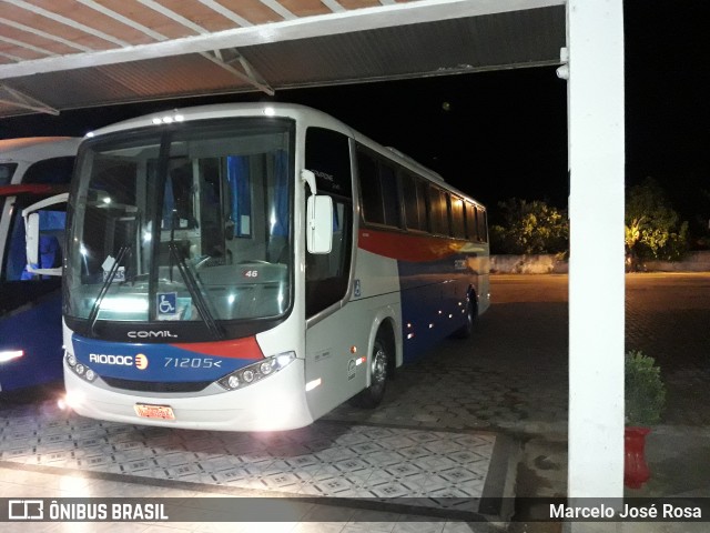 Viação Riodoce 71205 na cidade de Bom Jesus do Itabapoana, Rio de Janeiro, Brasil, por Marcelo José Rosa. ID da foto: 7644837.