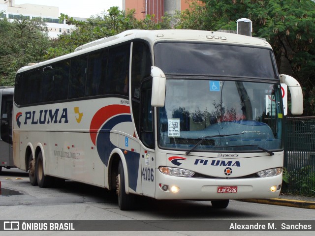 Pluma Conforto e Turismo 4106 na cidade de São Paulo, São Paulo, Brasil, por Alexandre M.  Sanches. ID da foto: 7645992.