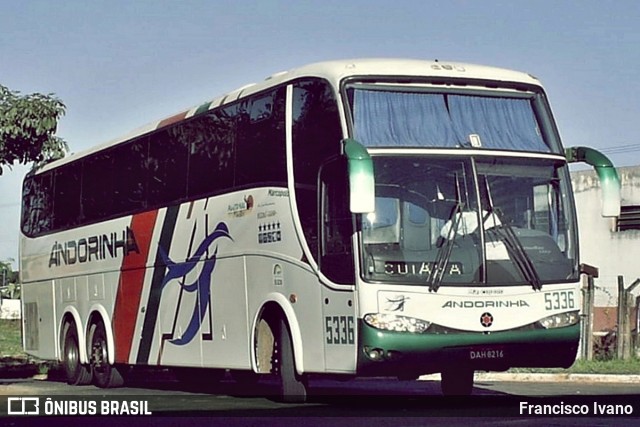 Empresa de Transportes Andorinha 5336 na cidade de Assis, São Paulo, Brasil, por Francisco Ivano. ID da foto: 7645861.