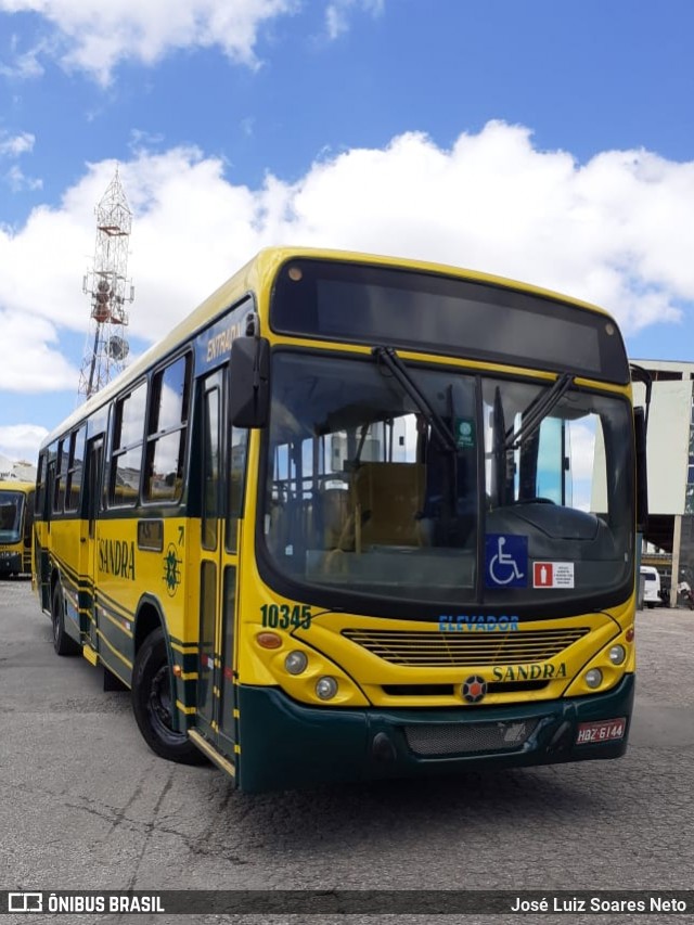 Viação Sandra 10345 na cidade de Belo Horizonte, Minas Gerais, Brasil, por José Luiz Soares Neto. Número da foto: #7645052.