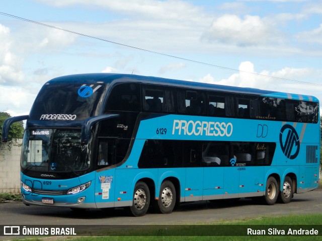 Auto Viação Progresso 6129 na cidade de Teresina, Piauí, Brasil, por Ruan Silva Andrade. ID da foto: 7645535.