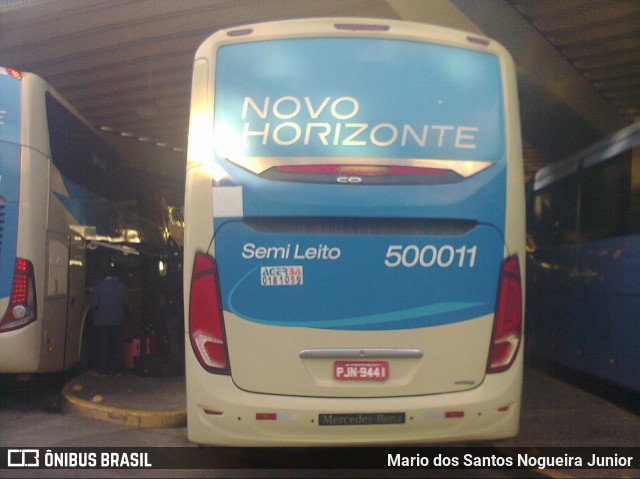 Viação Novo Horizonte 500011 na cidade de Salvador, Bahia, Brasil, por Mario dos Santos Nogueira Junior. ID da foto: 7644843.