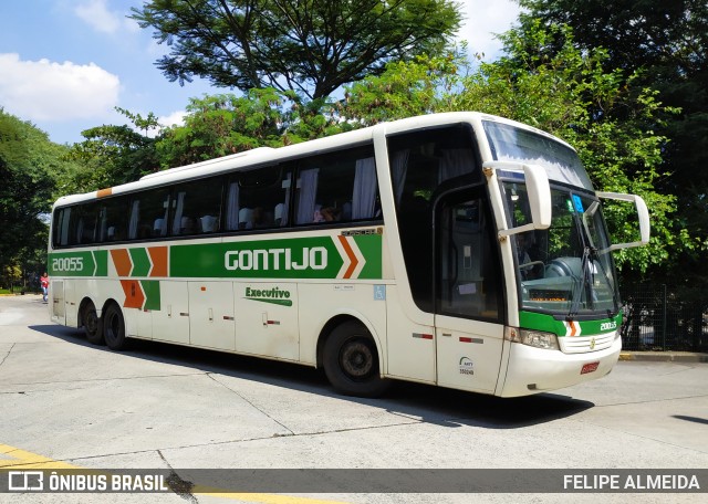 Empresa Gontijo de Transportes 20055 na cidade de São Paulo, São Paulo, Brasil, por FELIPE ALMEIDA. ID da foto: 7644438.