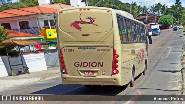 Gidion Transporte e Turismo 21204 na cidade de Joinville, Santa Catarina, Brasil, por Vinicius Petris. ID da foto: 7644733.