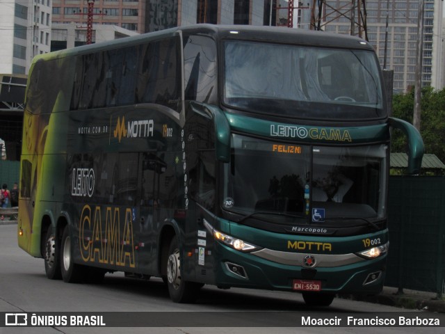 Viação Motta 19002 na cidade de São Paulo, São Paulo, Brasil, por Moaccir  Francisco Barboza. Número da foto: #7647468.