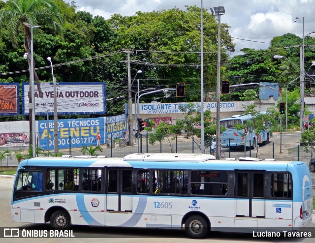 Auto Viação São José 12605 na cidade de Fortaleza, Ceará, Brasil, por Luciano Tavares. Número da foto: #7647548.