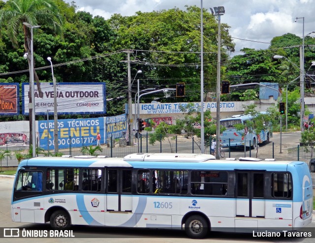 Auto Viação São José 12605 na cidade de Fortaleza, Ceará, Brasil, por Luciano Tavares. ID da foto: 7647548.