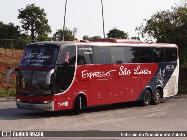 Expresso São Luiz 7340 na cidade de Brasília, Distrito Federal, Brasil, por Fabricio do Nascimento Zulato. Número da foto: #7647930.