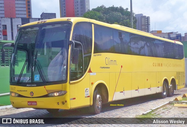 Viação Itapemirim 8657 na cidade de Fortaleza, Ceará, Brasil, por Alisson Wesley. Número da foto: #7648097.
