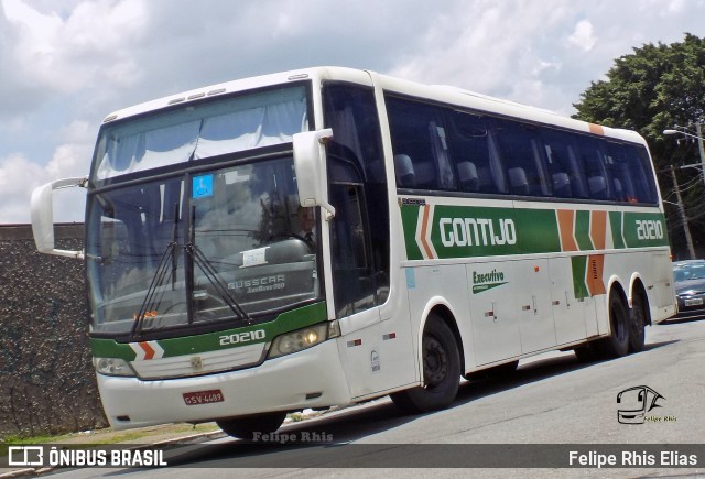 Empresa Gontijo de Transportes 20210 na cidade de São Paulo, São Paulo, Brasil, por Felipe Rhis Elias. ID da foto: 7648052.