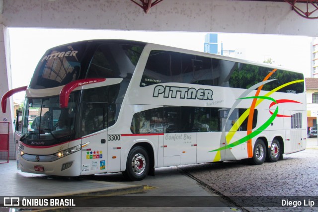 Transpittner Turismo 3300 na cidade de Joinville, Santa Catarina, Brasil, por Diego Lip. ID da foto: 7648574.