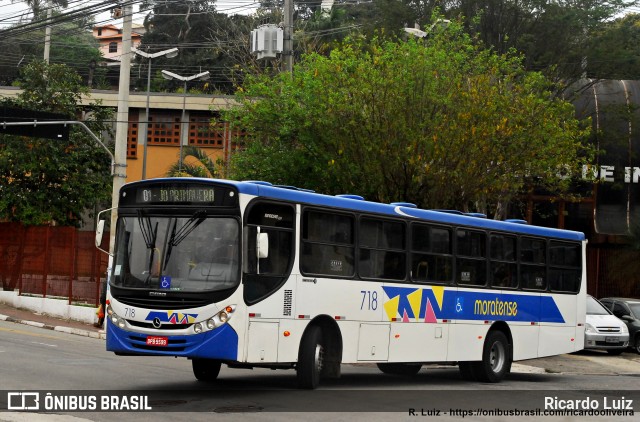 Auto Ônibus Moratense 718 na cidade de Francisco Morato, São Paulo, Brasil, por Ricardo Luiz. ID da foto: 7647655.