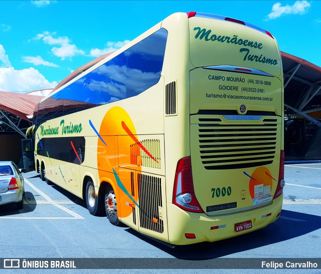 Viação Mourãoense > Mourãoense Turismo 7000 na cidade de Aparecida, São Paulo, Brasil, por Felipe Carvalho. Número da foto: #7649314.