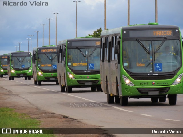 Viação Piracicabana Distrito Federal 117846 na cidade de Santa Maria, Distrito Federal, Brasil, por Ricardo Vieira. ID da foto: 7648844.