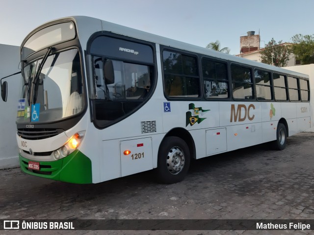 MDC - Viação Campos 1201 na cidade de Natal, Rio Grande do Norte, Brasil, por Matheus Felipe. Número da foto: #7647173.