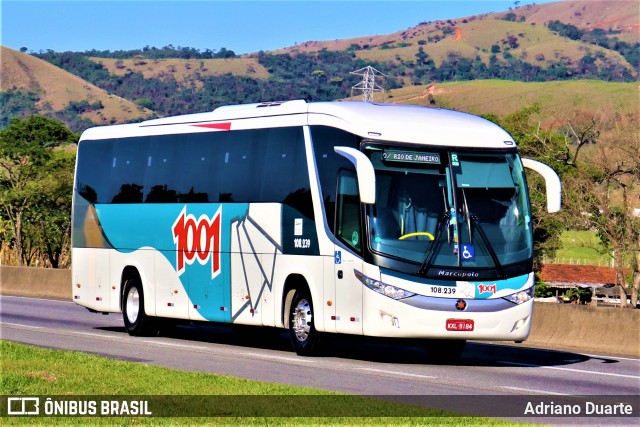 Auto Viação 1001 RJ 108.239 na cidade de Roseira, São Paulo, Brasil, por Adriano Duarte. ID da foto: 7647985.