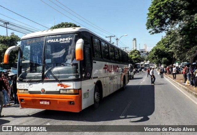 Paulinho Turismo 6500 na cidade de Belo Horizonte, Minas Gerais, Brasil, por Vicente de Paulo Alves. ID da foto: 7652345.