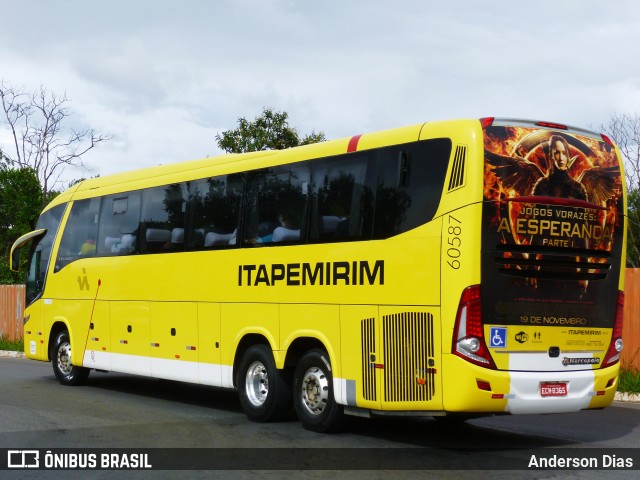 Viação Itapemirim 60587 na cidade de Brasília, Distrito Federal, Brasil, por Anderson Dias. Número da foto: #7651073.