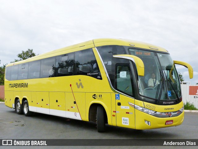 Viação Itapemirim 60633 na cidade de Brasília, Distrito Federal, Brasil, por Anderson Dias. Número da foto: #7651113.