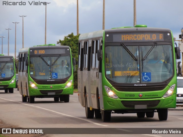 Viação Piracicabana Distrito Federal 117889 na cidade de Santa Maria, Distrito Federal, Brasil, por Ricardo Vieira. Número da foto: #7649869.