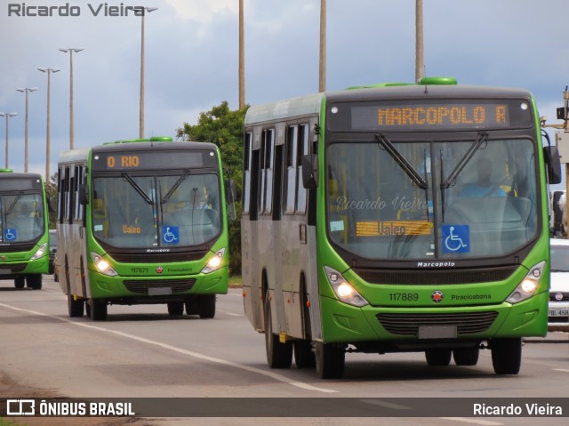 Viação Piracicabana Distrito Federal 117889 na cidade de Santa Maria, Distrito Federal, Brasil, por Ricardo Vieira. ID da foto: 7649869.