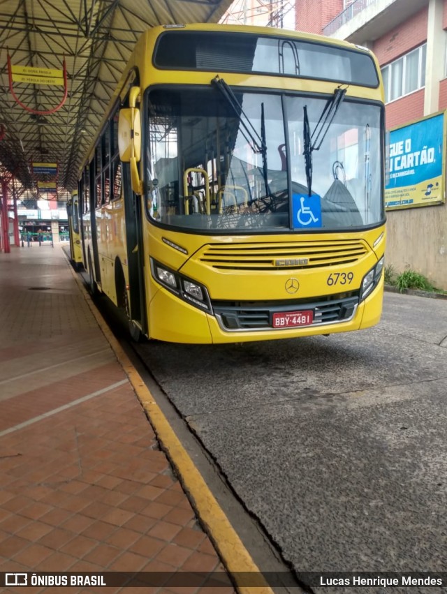 Transportes Coletivos Pérola do Oeste 6739 na cidade de Guarapuava, Paraná, Brasil, por Lucas Henrique Mendes. Número da foto: #7651925.