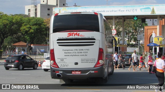 Style Bus 7500 na cidade de Aparecida, São Paulo, Brasil, por Alex Ramos Ribeiro. Número da foto: #7652012.