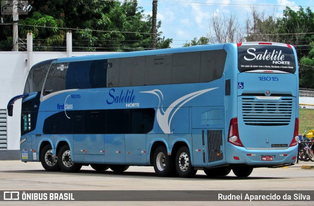 Expresso Satélite Norte 18015 na cidade de Goiânia, Goiás, Brasil, por Rudnei Aparecido da Silva. Número da foto: #7650643.