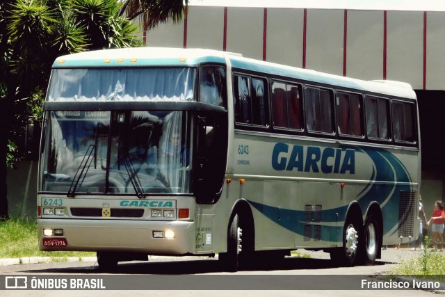 Viação Garcia 6243 na cidade de Ourinhos, São Paulo, Brasil, por Francisco Ivano. ID da foto: 7651111.