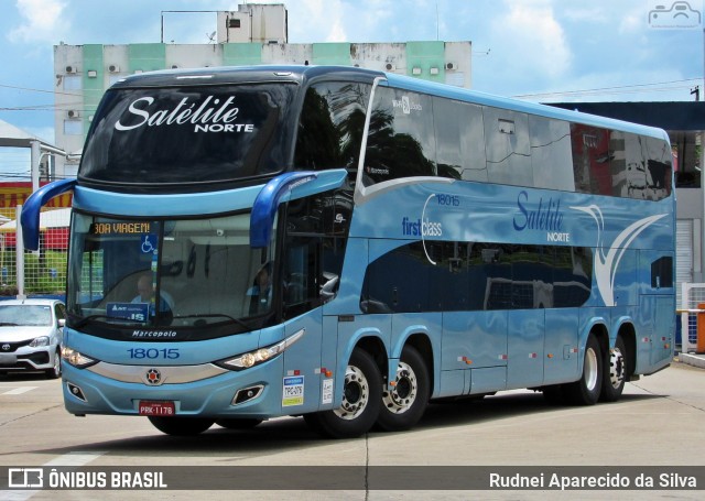 Expresso Satélite Norte 18015 na cidade de Goiânia, Goiás, Brasil, por Rudnei Aparecido da Silva. ID da foto: 7650625.