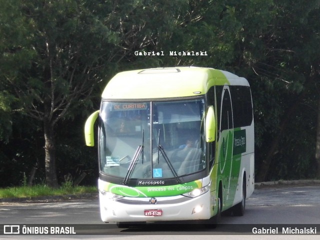 Expresso Princesa dos Campos 6445 na cidade de Ponta Grossa, Paraná, Brasil, por Gabriel Michalski. ID da foto: 7652178.