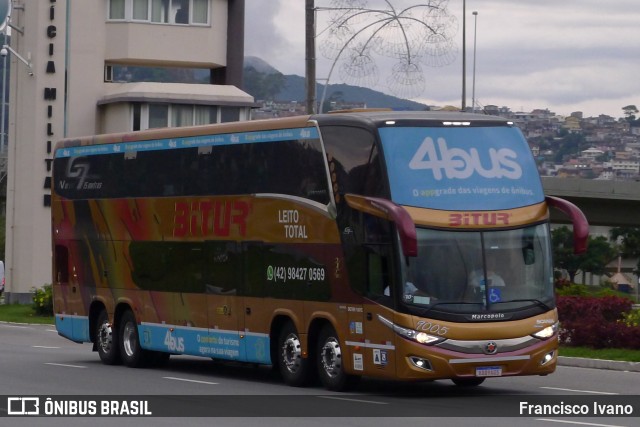 Bitur Transporte Coletivo e Turismo 9005 na cidade de Florianópolis, Santa Catarina, Brasil, por Francisco Ivano. Número da foto: #7651372.