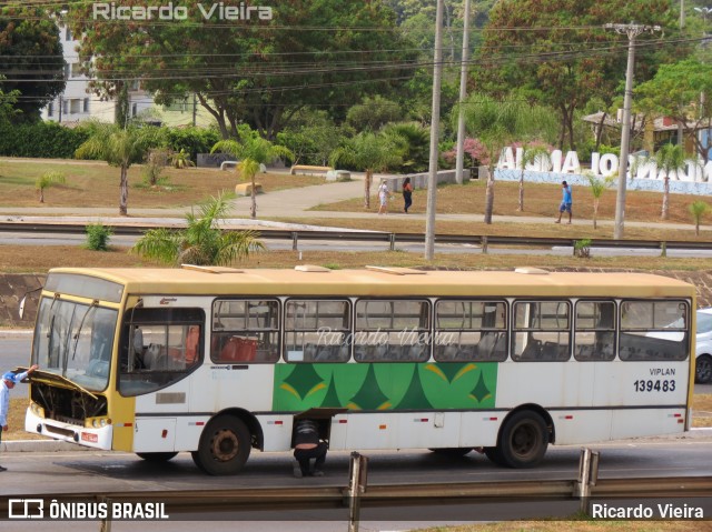 Viplan - Viação Planalto 139483 na cidade de Candangolândia, Distrito Federal, Brasil, por Ricardo Vieira. ID da foto: 7649883.