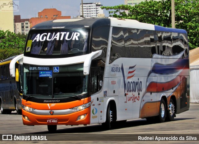 Viação Vacaria 10024 na cidade de Goiânia, Goiás, Brasil, por Rudnei Aparecido da Silva. ID da foto: 7650738.