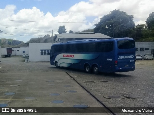 Viação Águia Branca 23490 na cidade de Itabuna, Bahia, Brasil, por Alexsandro Vieira. ID da foto: 7651663.