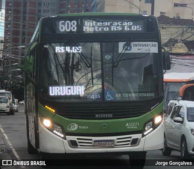 Tijuquinha - Auto Viação Tijuca A50071 na cidade de Rio de Janeiro, Rio de Janeiro, Brasil, por Jorge Gonçalves. Número da foto: #7578282.
