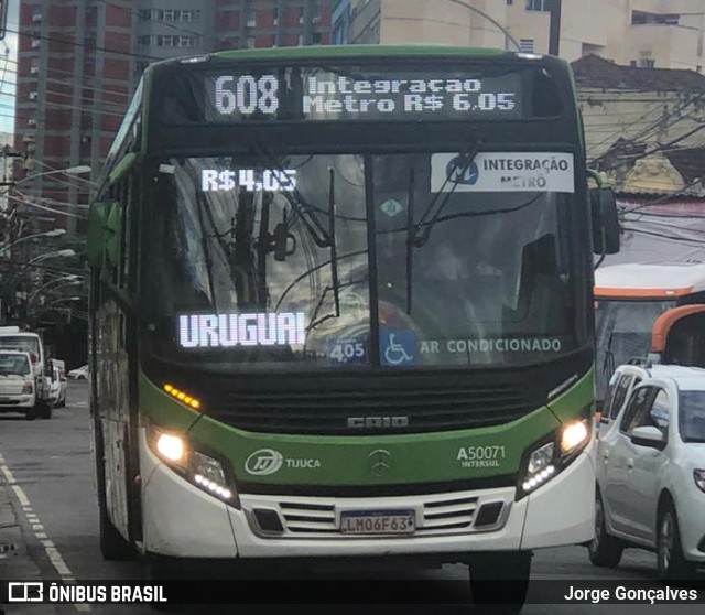 Tijuquinha - Auto Viação Tijuca A50071 na cidade de Rio de Janeiro, Rio de Janeiro, Brasil, por Jorge Gonçalves. ID da foto: 7578282.