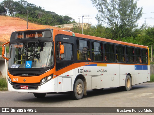 Itamaracá Transportes 1.629 na cidade de Paulista, Pernambuco, Brasil, por Gustavo Felipe Melo. ID da foto: 7652909.