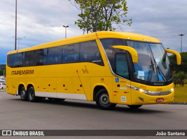 Viação Itapemirim 60025 na cidade de Florianópolis, Santa Catarina, Brasil, por João Santana. Número da foto: #7652791.