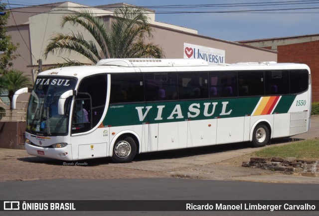 Viasul - Auto Viação Venâncio Aires 1550 na cidade de Venâncio Aires, Rio Grande do Sul, Brasil, por Ricardo Manoel Limberger Carvalho. ID da foto: 7655390.