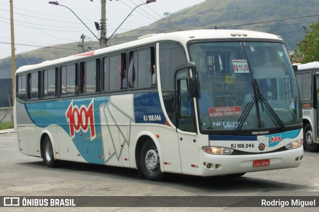 Auto Viação 1001 RJ 108.046 na cidade de Niterói, Rio de Janeiro, Brasil, por Rodrigo Miguel. Número da foto: #7654883.